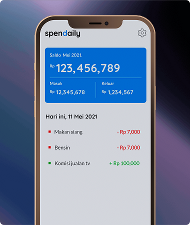 Spendaily expense tracking mobile app screens