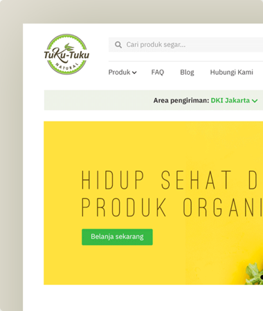 Grocery e-commerce storefront and checkout screens